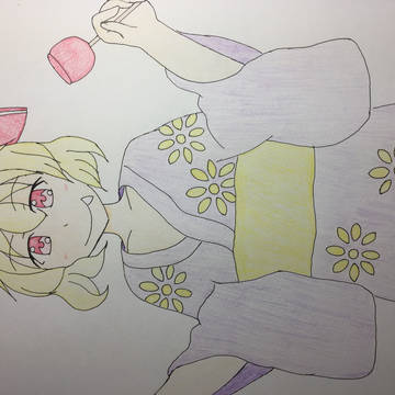 東方 浴衣ルーミア