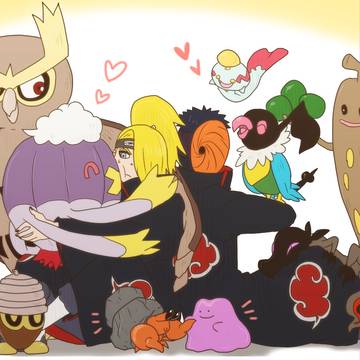 ポケモントレーナーのデイダラとトビが勝負をしかけてきた！