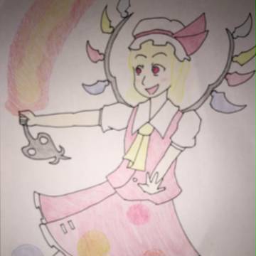 【一日一枚東方イラスト描く】フラン【１２月１５日】
