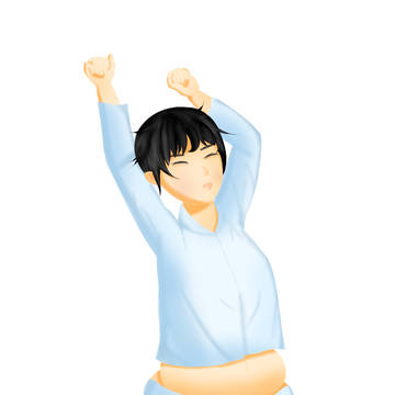 背伸びしてる子
