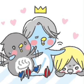氷の上のハーレム（ペンギンユーリ）