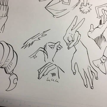 Gペン練習