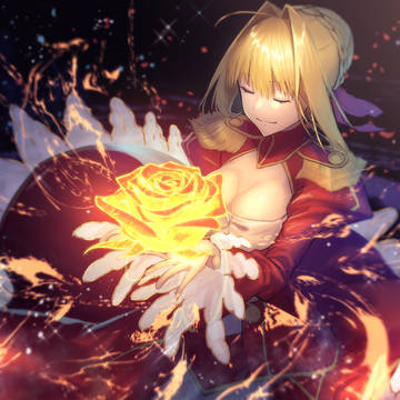 燃え盛る薔薇の如く
