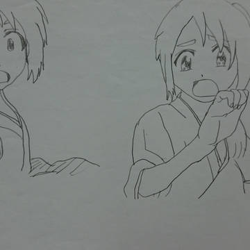 絵を描き始めたときの絵を載せる