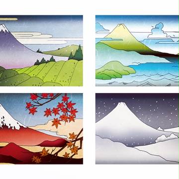 富士山　／　四季