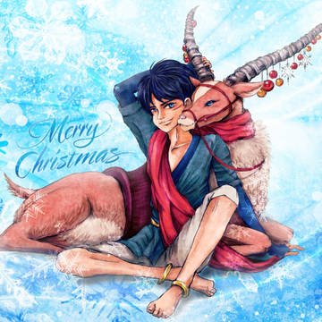 クリスマスのアシタカヤックル