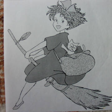 『魔女の宅急便』のキキです。