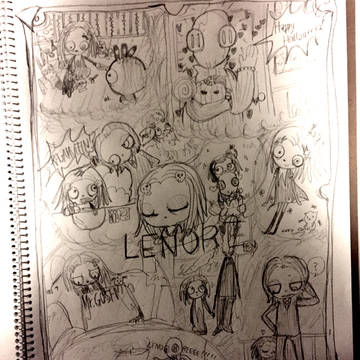 LENORE 落書き