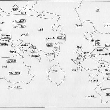 片羽式モンスターハンター世界地図