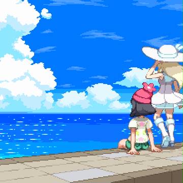 ハウオリシティ海岸にて