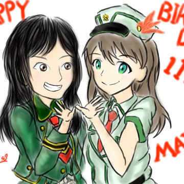 島田真夢×吉岡茉祐　誕生日