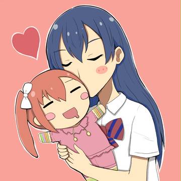 寝そべり穂乃果ちゃん