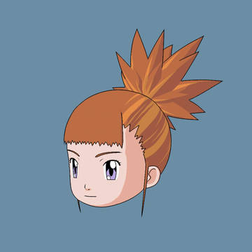 【デジモン】ルキたそヘッド【3D】