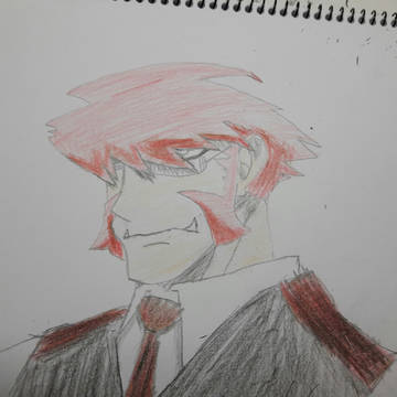血界戦線のクラウスって人を模写
