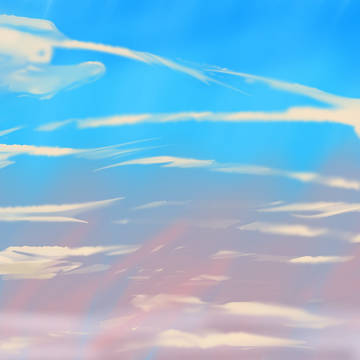夕暮れ空