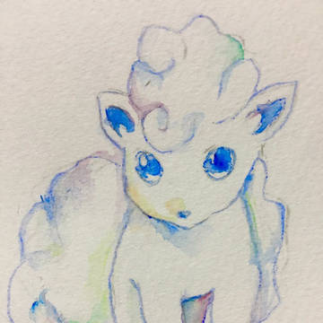 水彩アローラポケモン