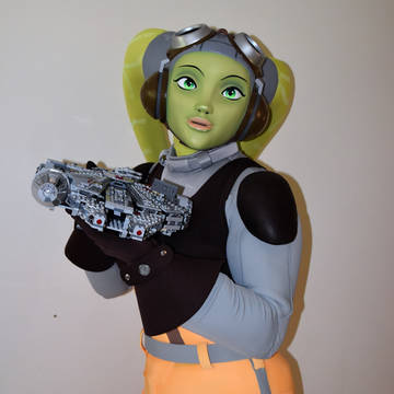 Hera with her Christmas present