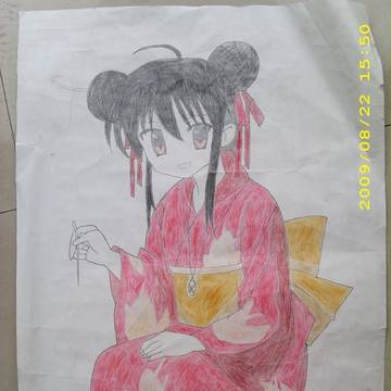 浴衣のシャナ