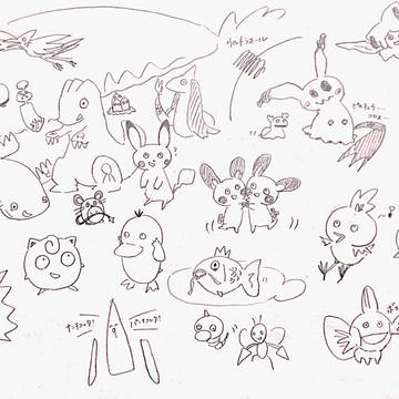殺伐としたポケモン落書き
