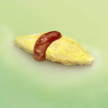 オムライス　練習