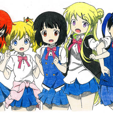 きんいろモザイク　描いてみた