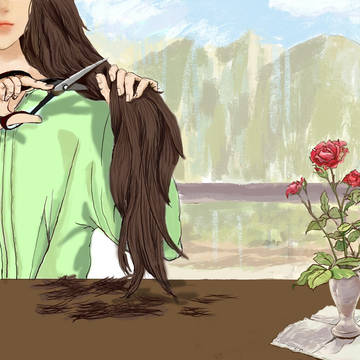 Cut hair
