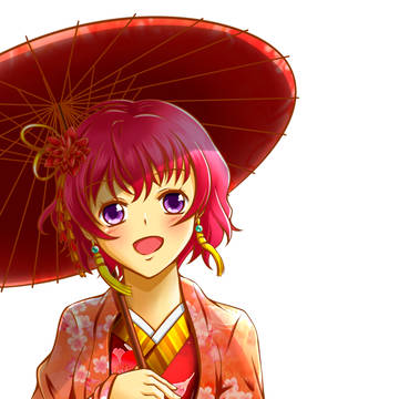お正月のヨナ姫
