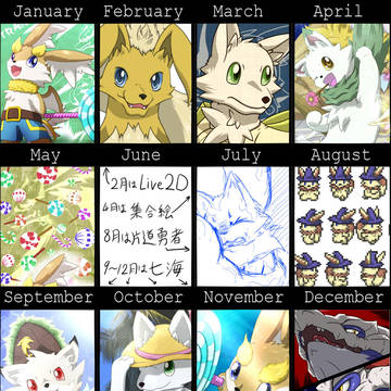 2016絵師進化録