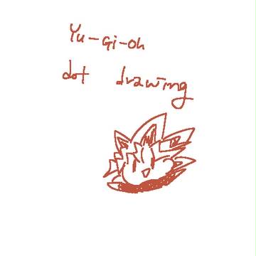 Yu-Gi-Oh dot drawing