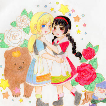白雪と紅薔薇