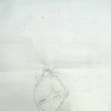 途中経過女の子