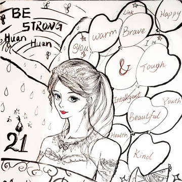 For my friends' birthday 2016.12