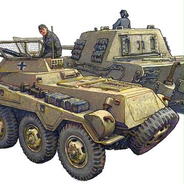 Sd.kfz234/1ドイツ8輪重装甲車