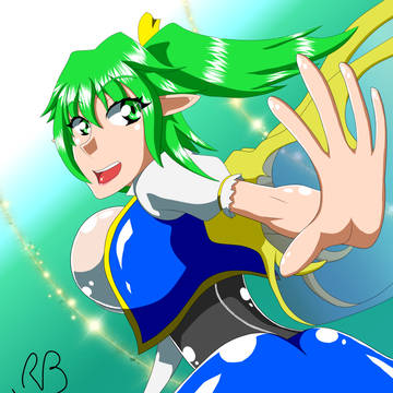 お礼の大妖精イラスト