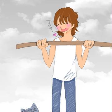 修行と猫と(その後ミルク)