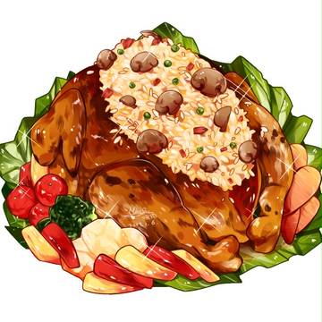 烤雞燉飯