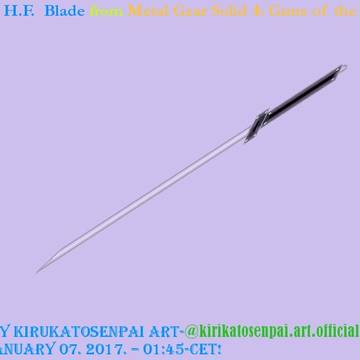 MGS4 Raiden´s H.F Blade