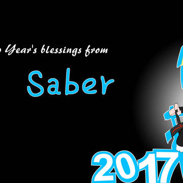 new year's blessings from saber