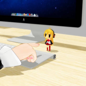 ちっちゃいマキちゃん。