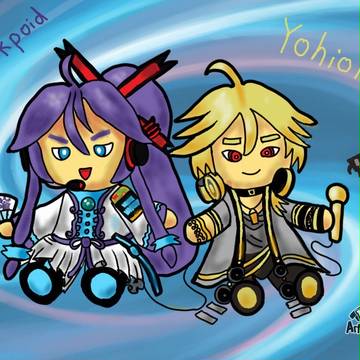 Gackpoid&Yohioloid's dolls