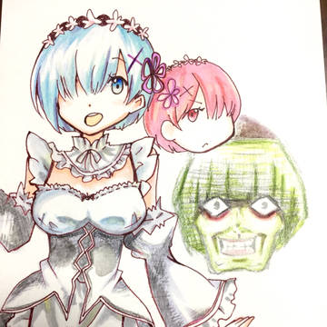 リゼロ レム  年賀状用
