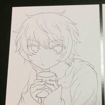 色塗り工程 遊真くん その2