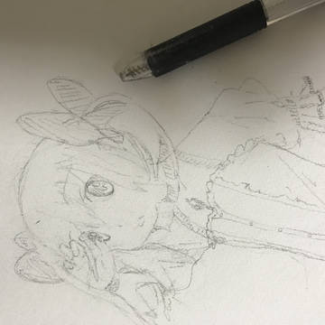 まどマギ まどか落書き
