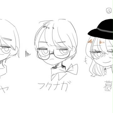 怖い目付き3人