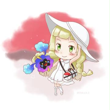 リーリエちゃんとほしぐもちゃん
