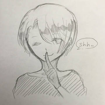 ヴィクトル落書き