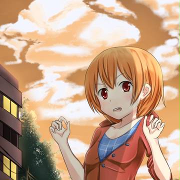 夕暮れ