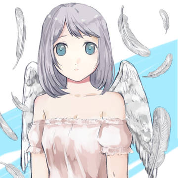 羽が散る