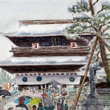 謹賀新年 善光寺