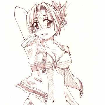落書き　ララフェルの妄想